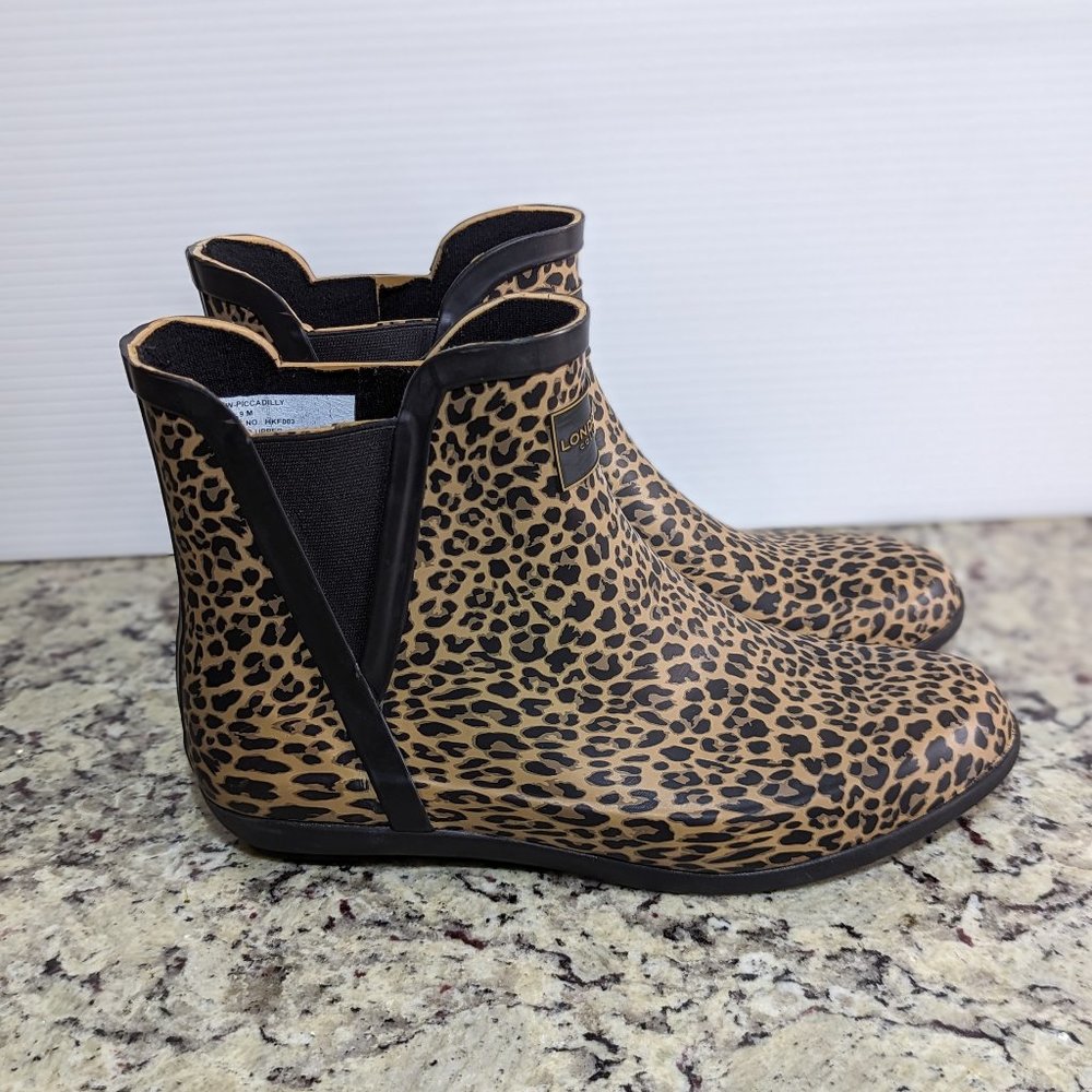 Leopard Rain Boots
